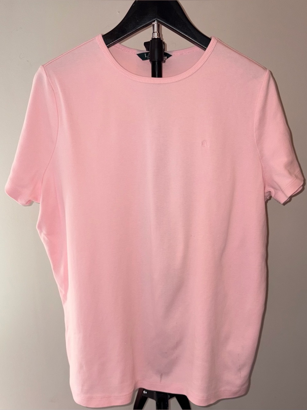 Lauren Ralph Lauren 100% cotton crewneck sz 1X embroidered logo EUC
